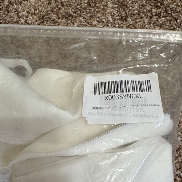 Anrabess Oversized Tracksuit Sweat Lounge Matching Set in White - Picture 11 of 11